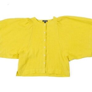 Ilana Kohn Eleanor Yellow Shirt XS